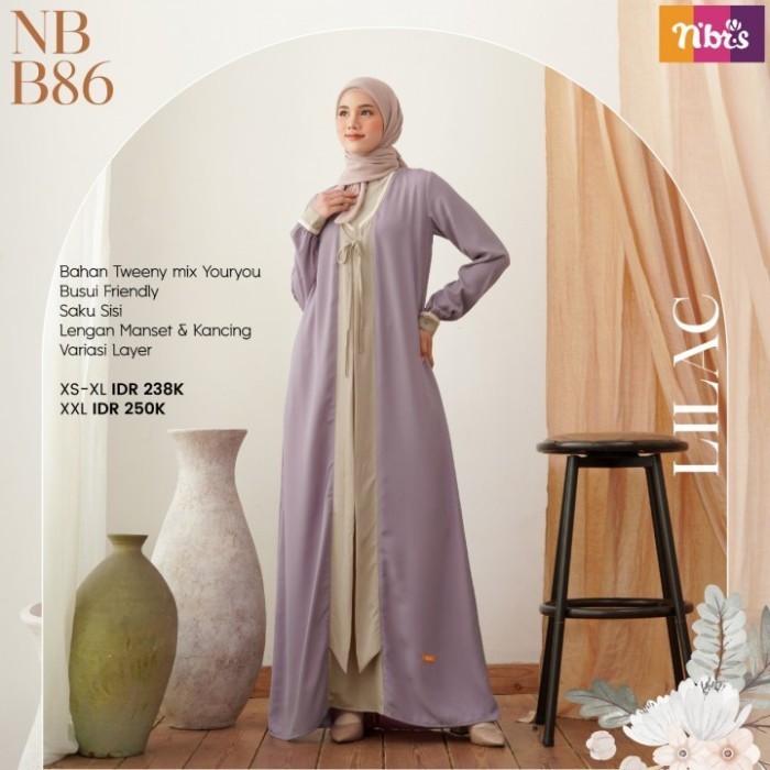 Ori Gamis Wanita Murah Nibras Nb B86 Bisa Cod TerlarisR33A