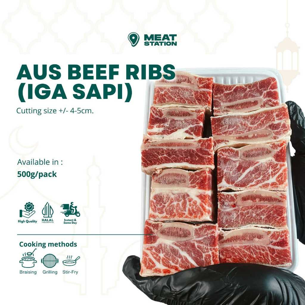 

Aus Beef Ribs (Iga Sapi) / Beef Iga / Australia / Import -Gratisongkir