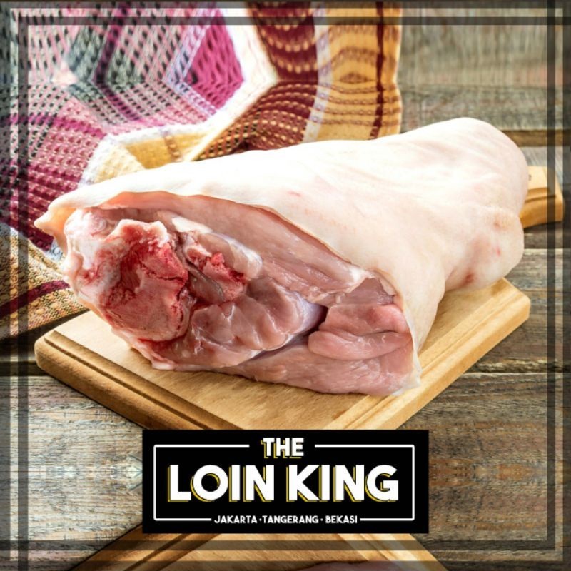 

Daging Kaki Babi Cukiok Premium Import 1200 - 1500Gr Pork Hock Knuckle Import Free Dipotongin.