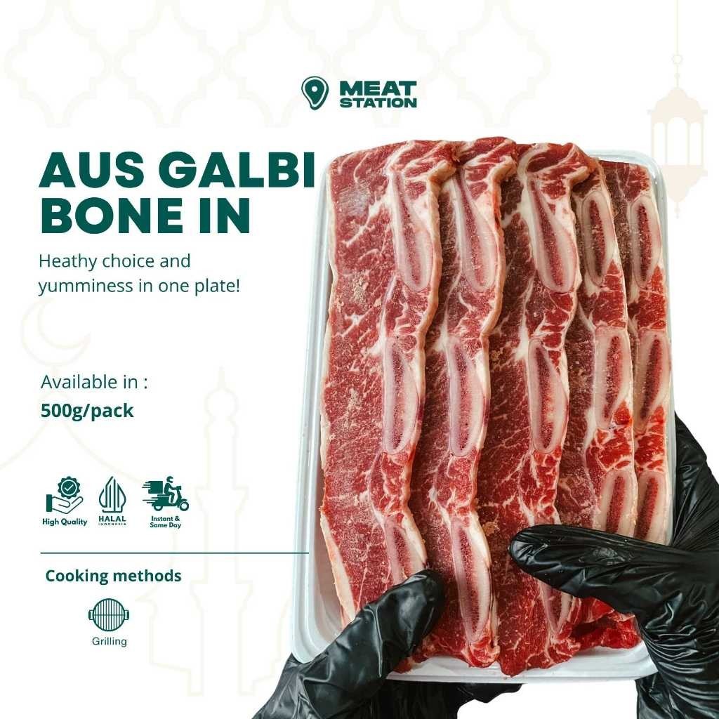 

Aus Galbi 6Mm Bone In / Aus Short Ribs / Ada Tulang Nya. -Gratisongkir