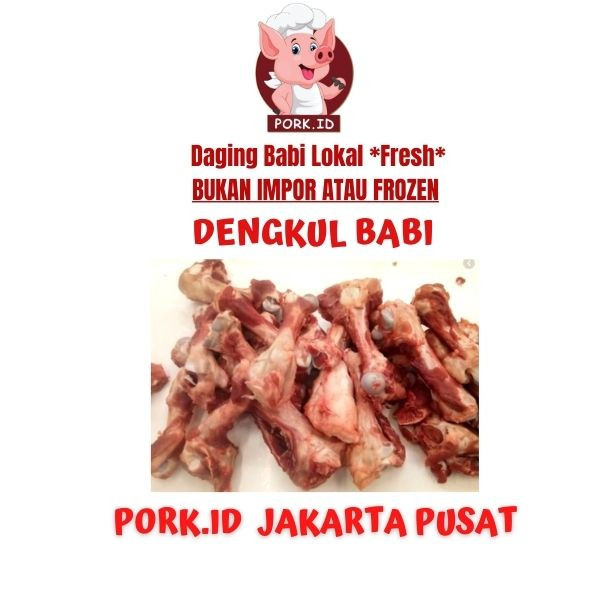 

Tulang Dengkul Babi - Pork Knee Bone Fresh 1Kg -Gratisongkir
