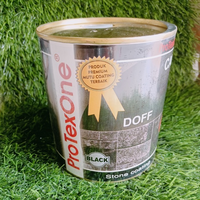 PROTEXONE DOFF CANDI CAT BATU ALAM HITAM DOFF STONE COATING ANDESIT