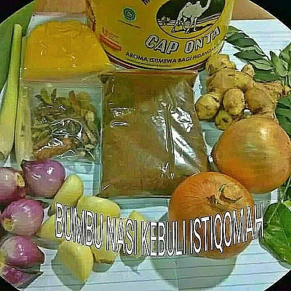 

Bumbu Nasi Kebuli Asli Alami Komplit Minyak Samin Dll/ Uk. 10 Lt Beras