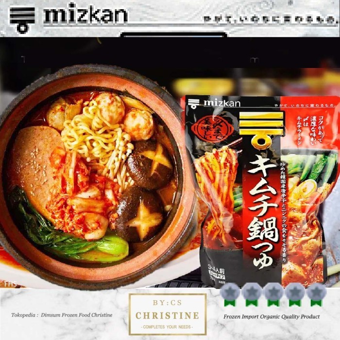 

Mizkan Kimuchi Kimchi Nabe Pork Soup Steamboat Bumbu Shabu Hotpot