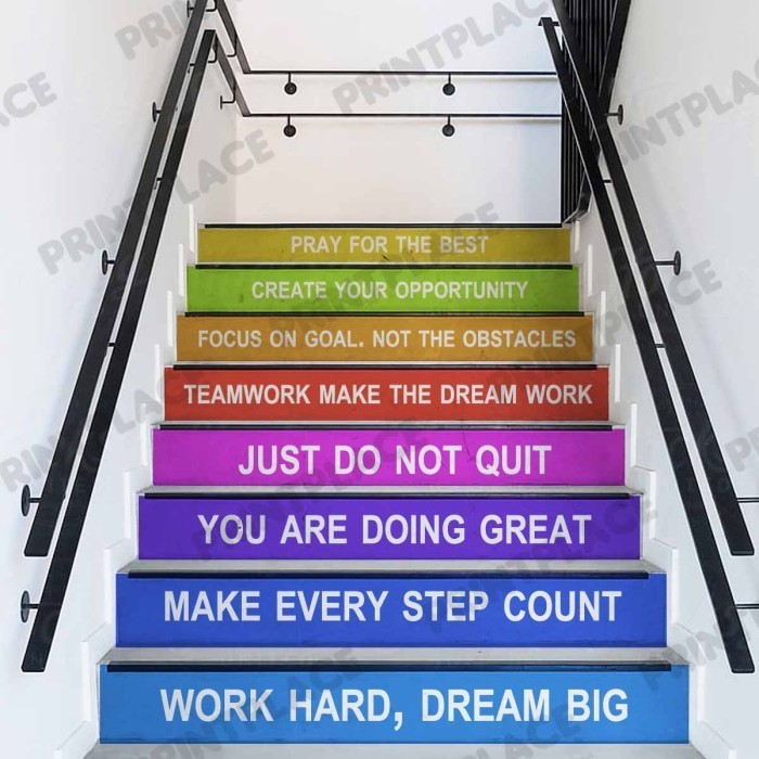 

Stiker Motivasi Anak Tangga