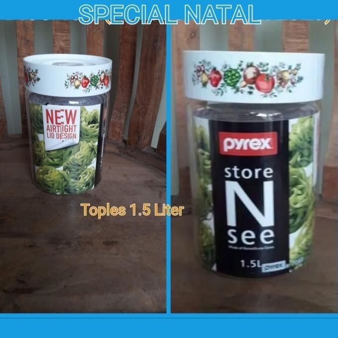 Pyrex Toples 1.5 Liter Banded-2