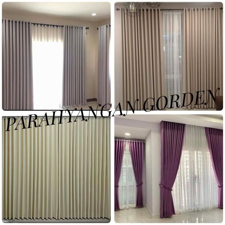 ADA PROMO GORDEN JENDELA JUMBO L.310 T.260 CM GORDEN JENDELA BLACKOUT IMPORT GRADE-A