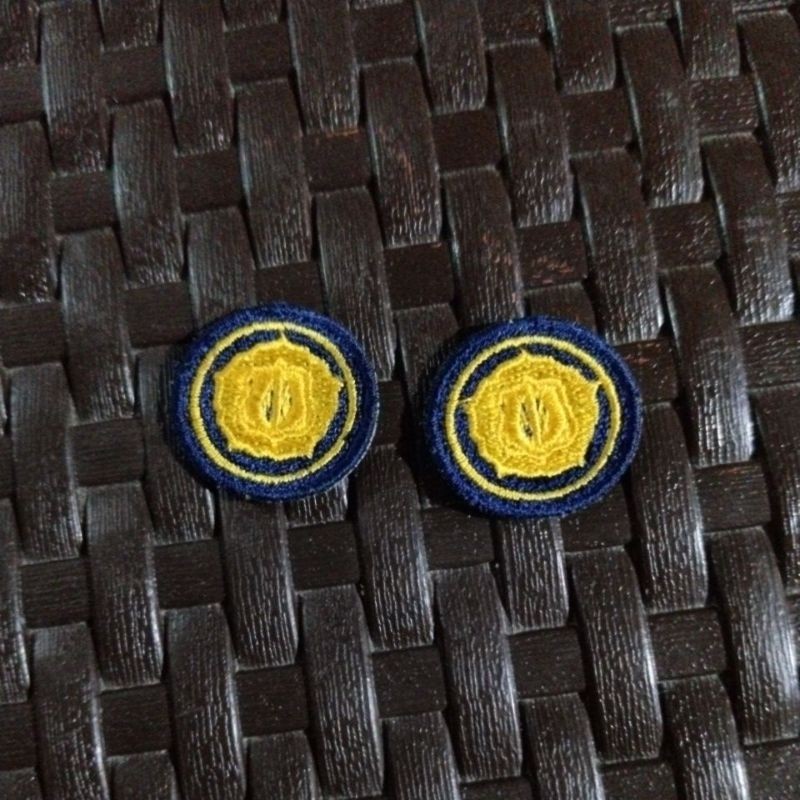 Bordir Pin Kerah Satpam Non Timbul