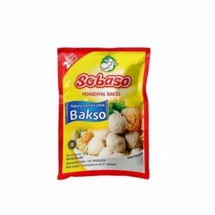 

Sobaso tepung premix pengenyal bakso 32gram