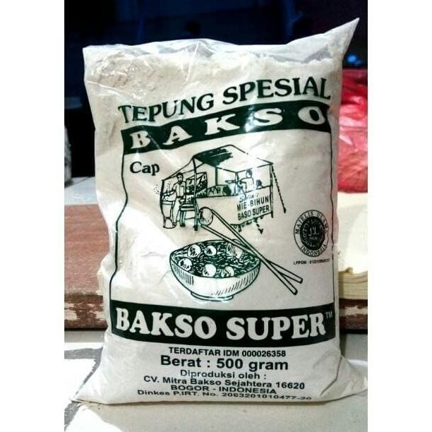 

Tepung aren / tepung bakso / aci kawung cap bakso super