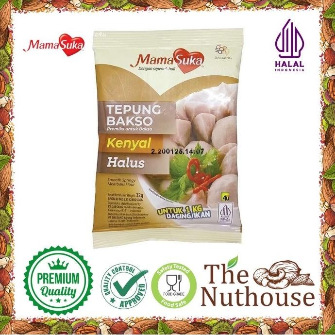 

MAMASUKA Tepung Bakso / Premiks Bakso Kenyal Halus 32gr [HALAL]