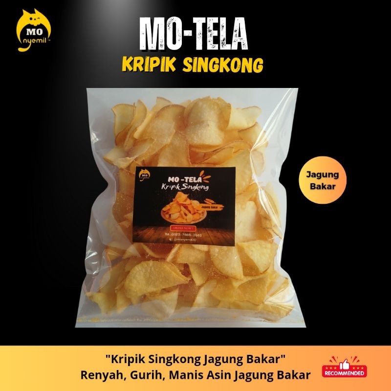 

Mo-Tela Kripik Singkong Rasa Jagung Bakar Manis