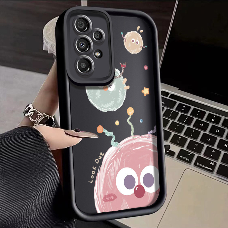 Casing Hp Samsung Galaxy A33 5G A34 5G A53 5G A54 5G A23 A32 Case pola Bola berwarnat desain Casing 