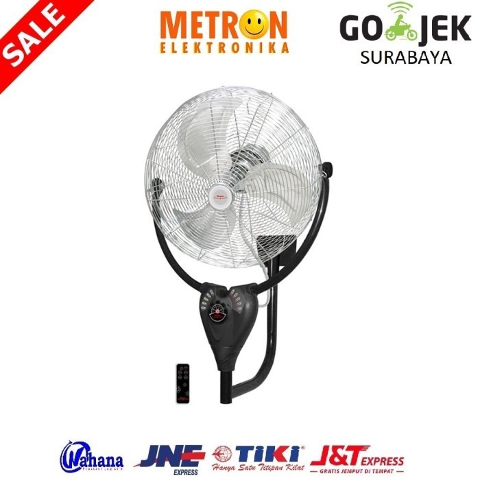 Maspion Pw-2002Rc Kipas Angin / Power Fan 20 Inc / Remote / Pw2002Rc
