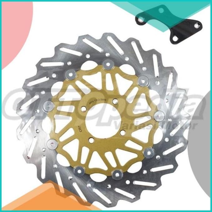 Piringan Rem Cakram Disc Brake Jupiter Z (Burhan) Kembang CR7 30 cm 19