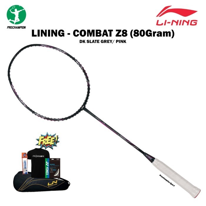 Raket Badminton Lining Combat Z8 / Combat-Z8 80Gr Original