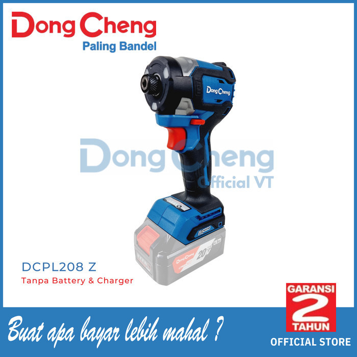 Dongcheng Brushless Impact Driver 20V Dcpl208 Z Unit Only