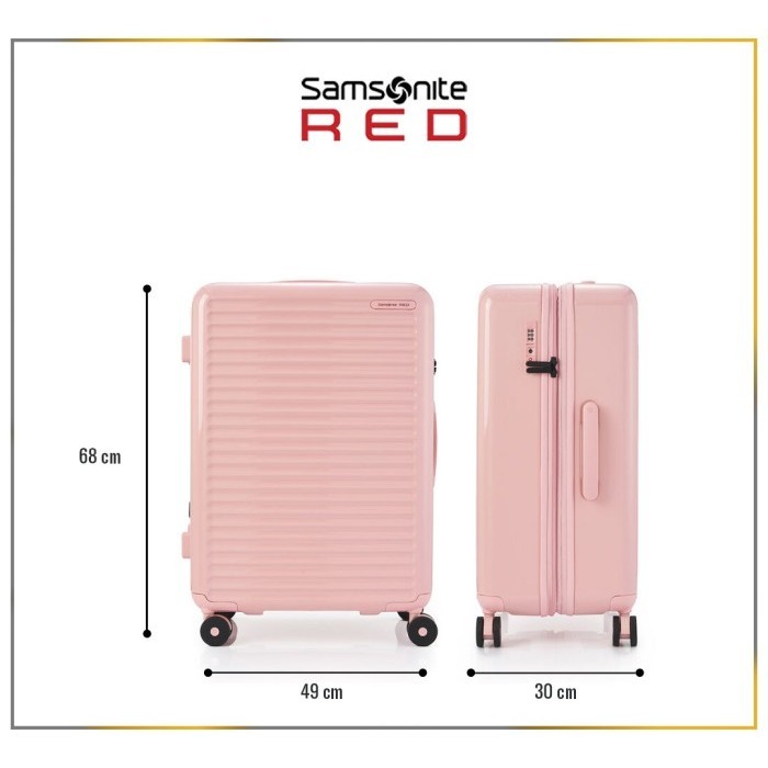 Samsonite Red Label Koper Toiis Blossom Medium 25 Inch - Powder Pink