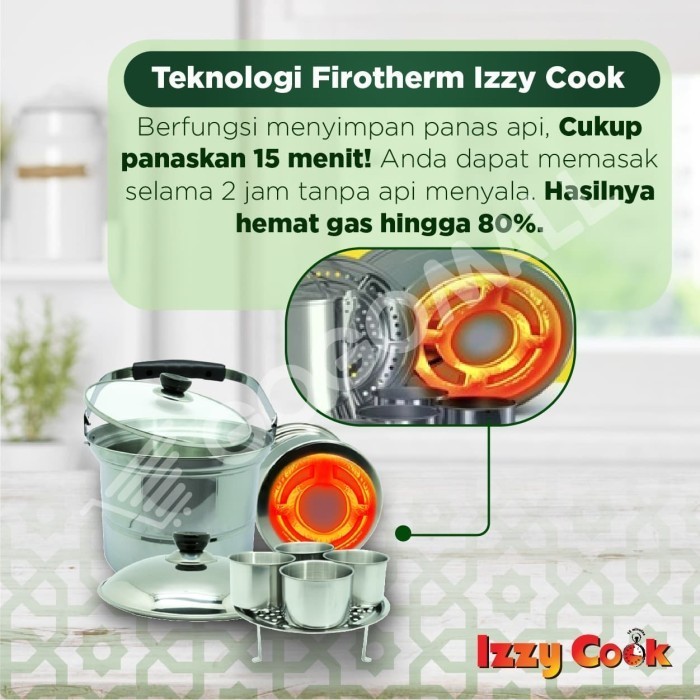 Izzy Cook Memasak Hemat Gas & Listrik Hingga 80%
