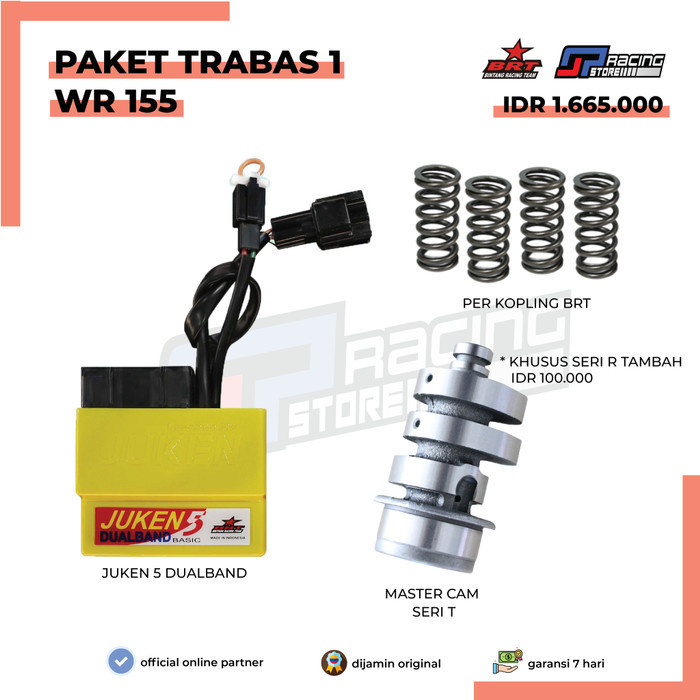 Brt Paket Trabas 1 Wr 155 - Ecu Juken 5 - Per Kopling - Master Cam