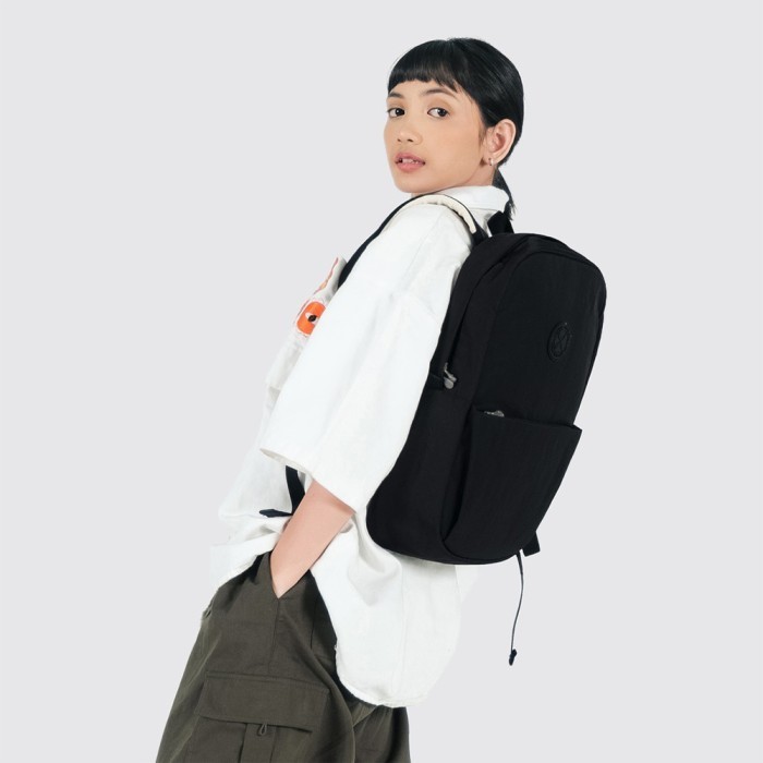 Tas Ransel Exsport Tech Slim Laptop Backpack - Hitam