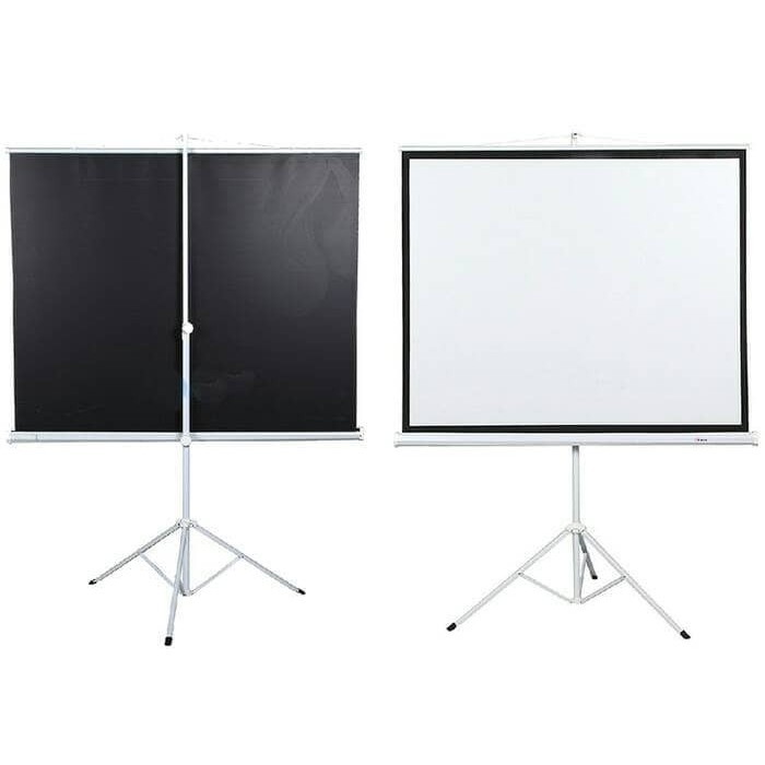 Layar Tripod Screen Proyektor 96"X96"