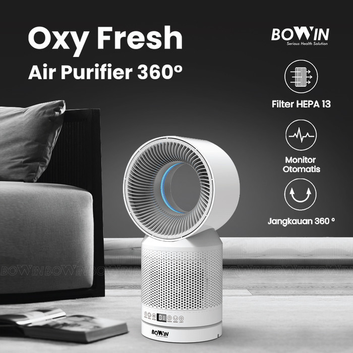 Bowin Air Purifier - Oxy Fresh 360 (Filter Hepa 13 & Karbon Aktif)