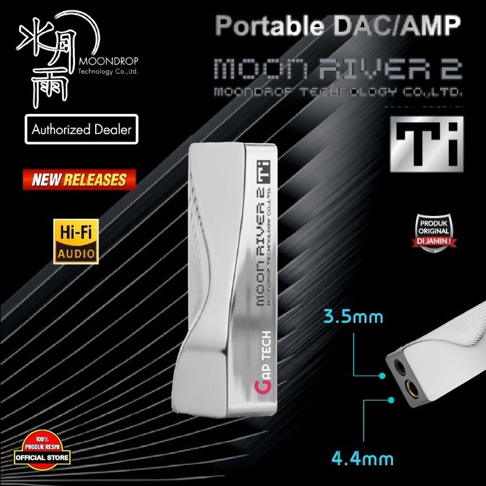 Moondrop Moonriver 2 / Moon River 2 Ti Portable Usb Dac Amplifier