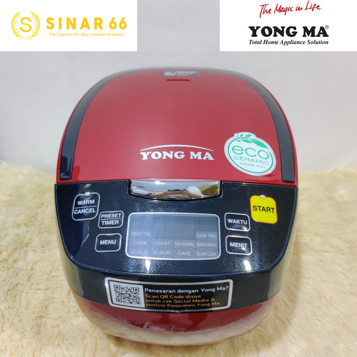 Yongma Yong Ma Rice Cooker Magic Com 1.3L 1.3 L Smc 8045 Smc8045
