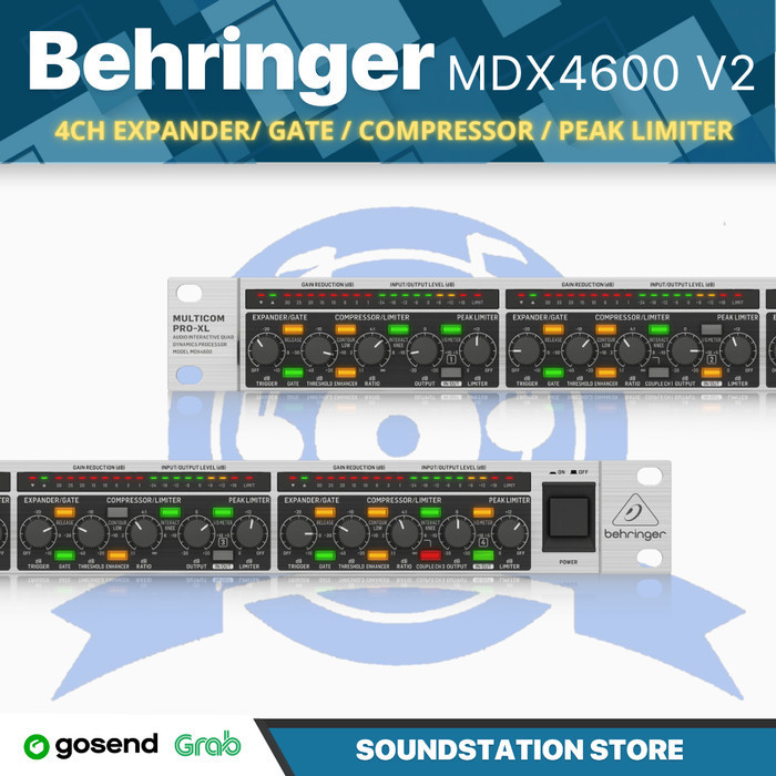 Behringer Mdx4600 Pro Expander/ Gate / Compressor / Peak Limiter