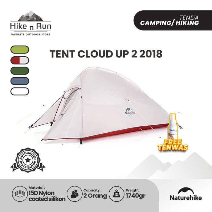 Tenda Naturehike Tent Cloud Up 2 2018 Nh17T001-T 20D