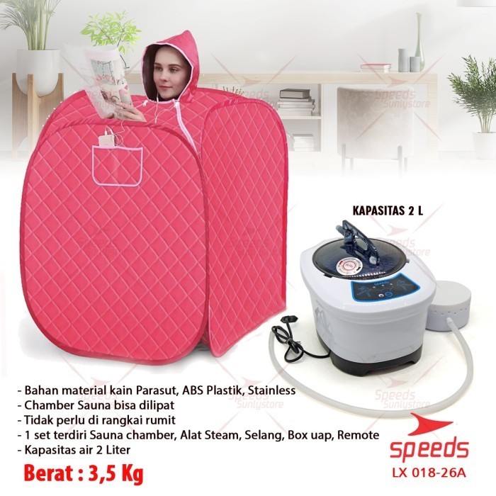 Portable Steam Sauna Speeds Sauna Portable Pelangsing Tubuh 018-26 Termurah Terlaris Promo