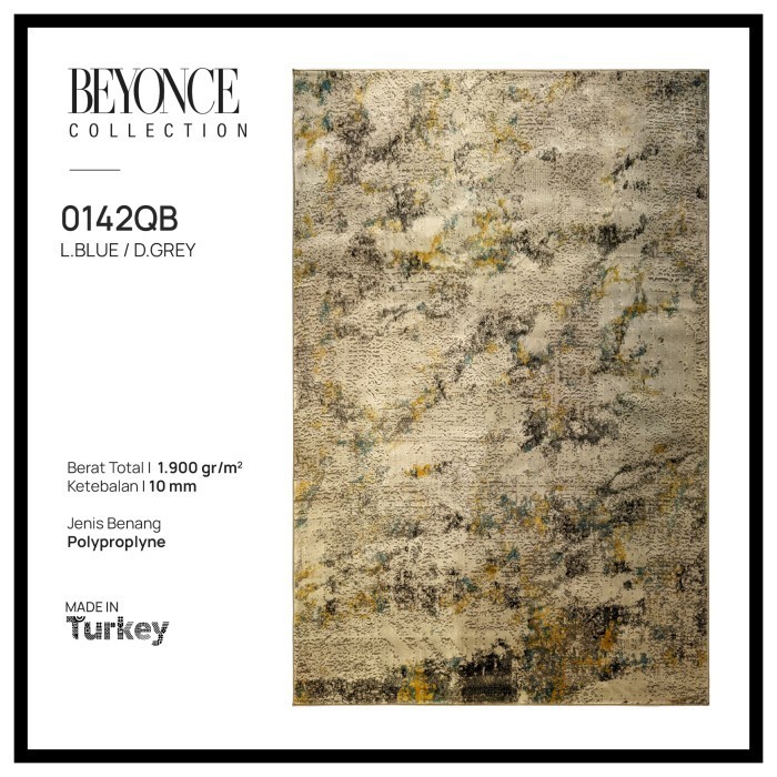 Karpet Modern Minimalis Abstrak Import Turki 200X300 - Beyonce