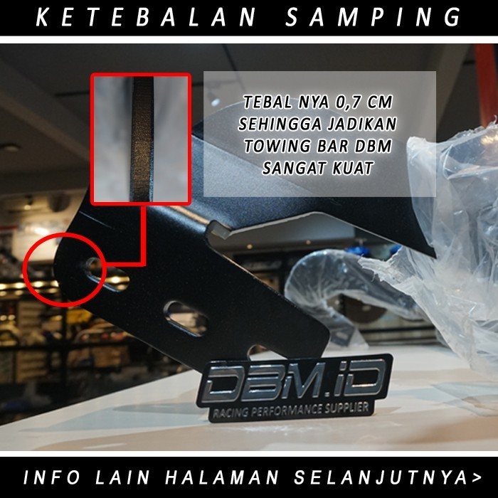 Towing Bar By Dbm.Id For Thule Bike Carrier Pajero Fortuner Innova Termurah Terlaris Promo