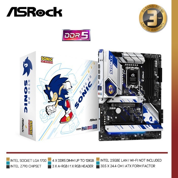 Asrock Z790 Pg Sonic Intel Z790 Lga 1700 Ddr5 Atx