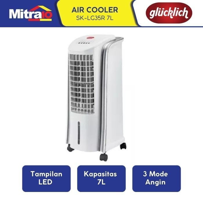 Glucklich Air Cooler / Pendingin Ruangan Sk-Lg35R 7L Termurah Terlaris Promo