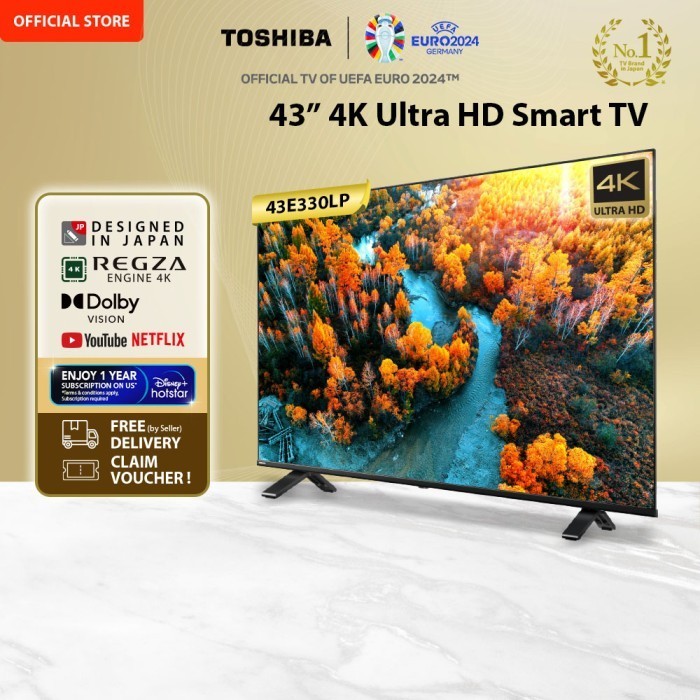 Toshiba Led Tv - 4K Smart Vidaa 43" - 43E330Lp