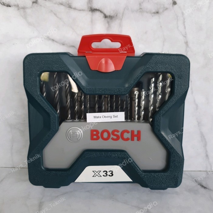 Mata Bor Bosch X-Line 33pcs Mata Bor & Obeng set 33 pcs Bosch Xline 33