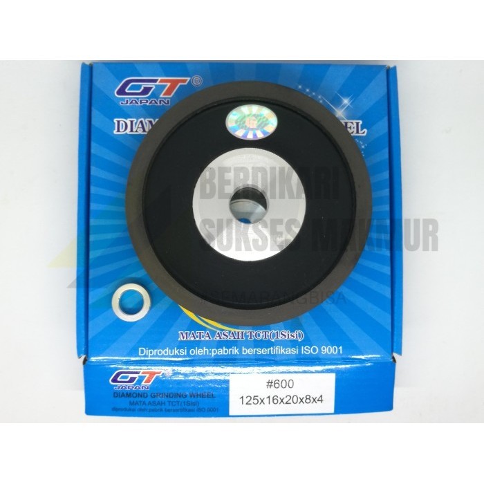 Diamond asah TCT 6" x #600 1sisi GT/ diamond grinding wheel 6inch #600