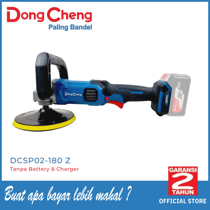 Cordless Mesin Poles Mobil Polisher Brushless Dongcheng Dcsp02-180 Z