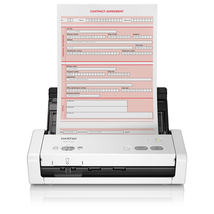 Brother Scanner Ads1200 Scanner Brother Ads 1200 Compact Document Scan