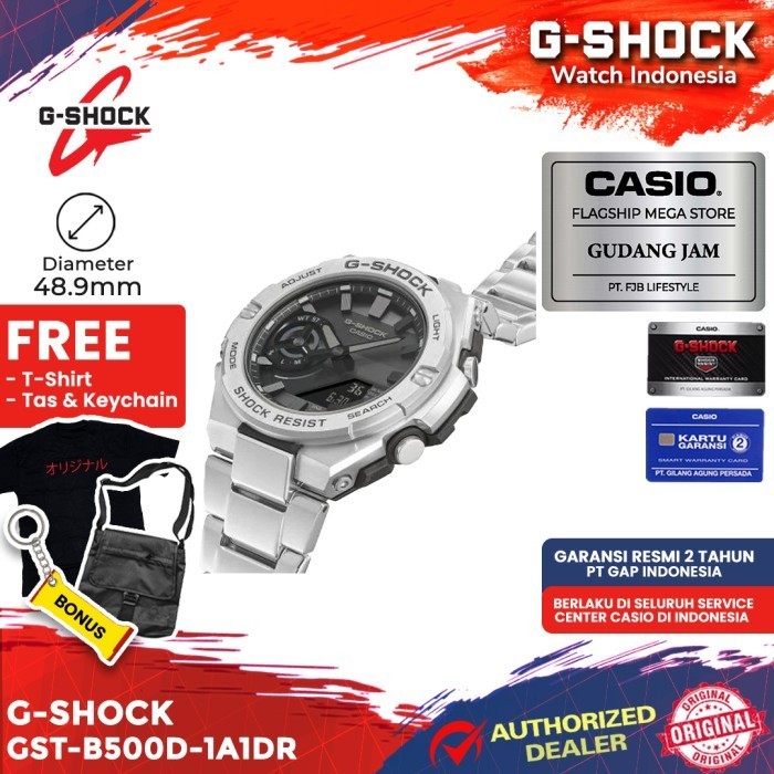 G-Shock Gshock Gst-B500D-1A1Dr Gst-B500D Gst-B500 Gstb500D Gst B500D Termurah Terlaris Promo