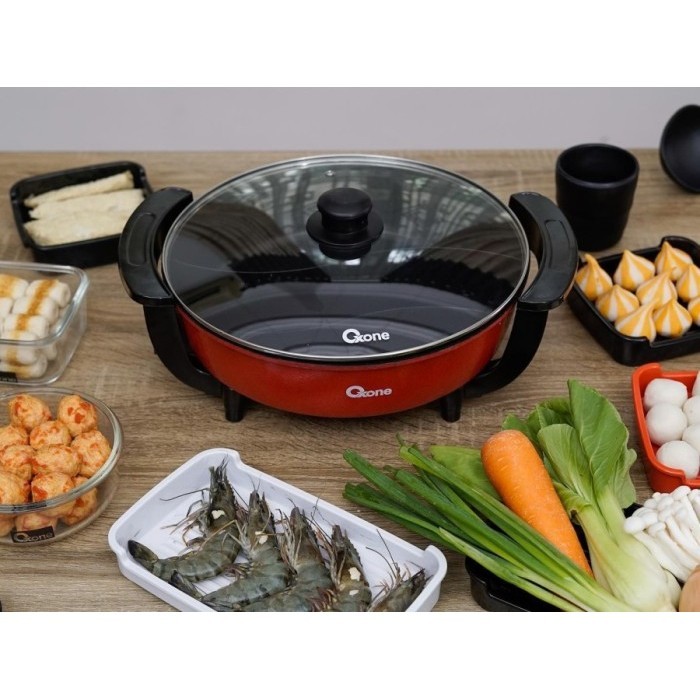 Oxone Ox-821Spn Panci Elektrik Yin Yang 2In1 Shabu-Shabu