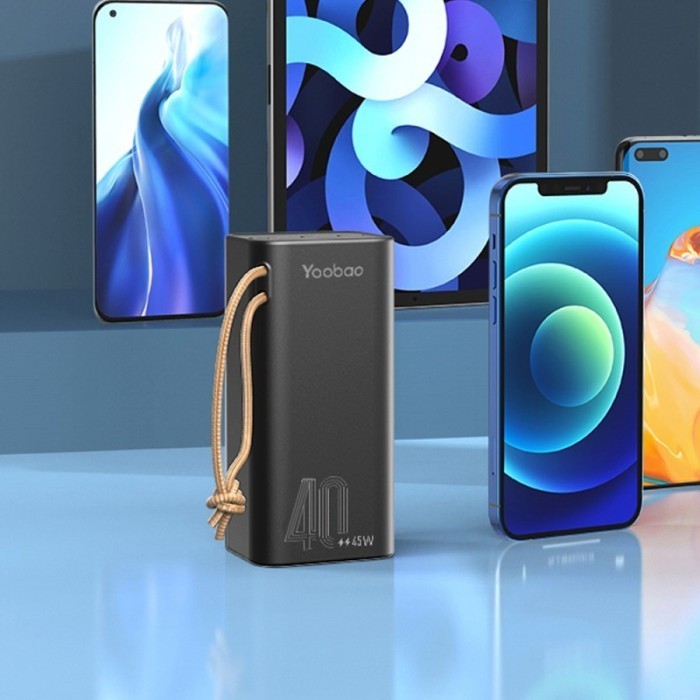 Yoobao H40 40000Mah Pd45W Quick Charge Ultra High Capacity Powerbank Termurah Terlaris Promo