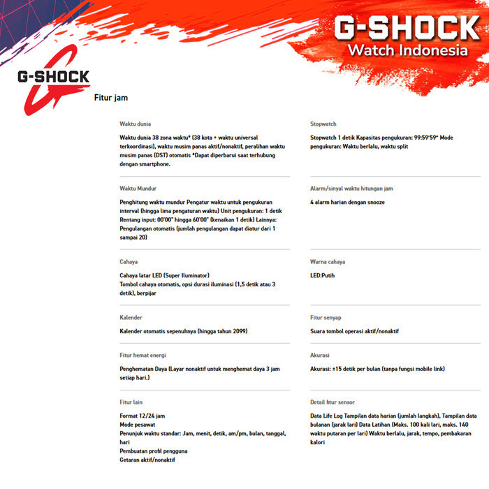 G-Shock Gshock Gbd-200Sm-1A5Dr Gbd-200Sm Gbd-200 Gbd200Sm Gbd 200Sm