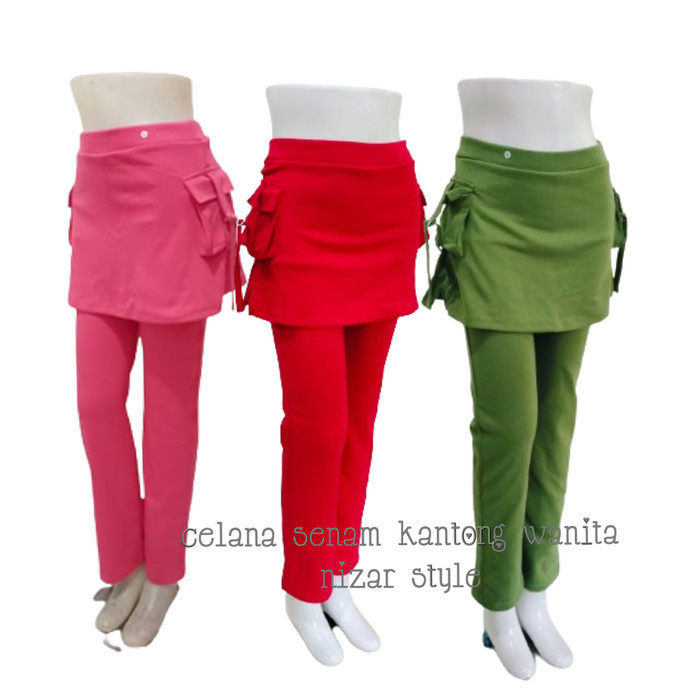 Celana Rok Olahraga Wanita / Celana Training Wanita