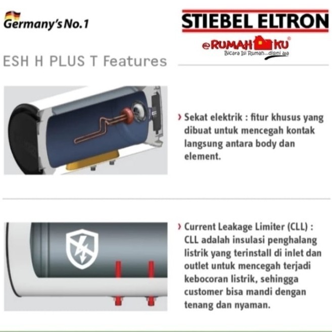 Stiebel Eltron ESH25 Water Heater - Pemanas Air Elektrik Berkualitas Jerman