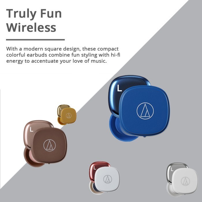 Audio Technica Ath-Sq1Tw / Sq1 Tw Wireless Earbuds