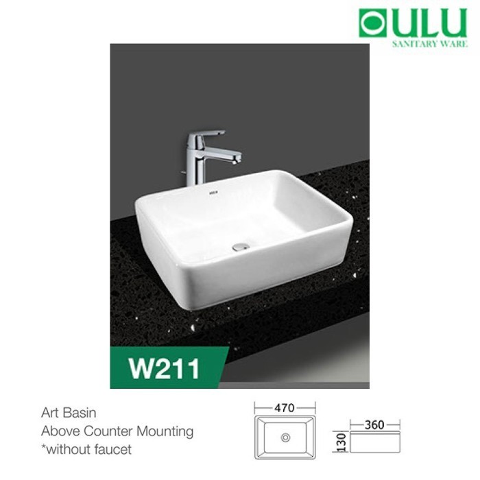 Wastafel Oulu W211 Body Only
