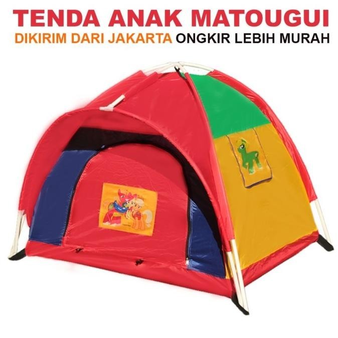 Tenda Camping Anak Anti Air Ukuran Lebih Besar dan Mudah Dipasang
